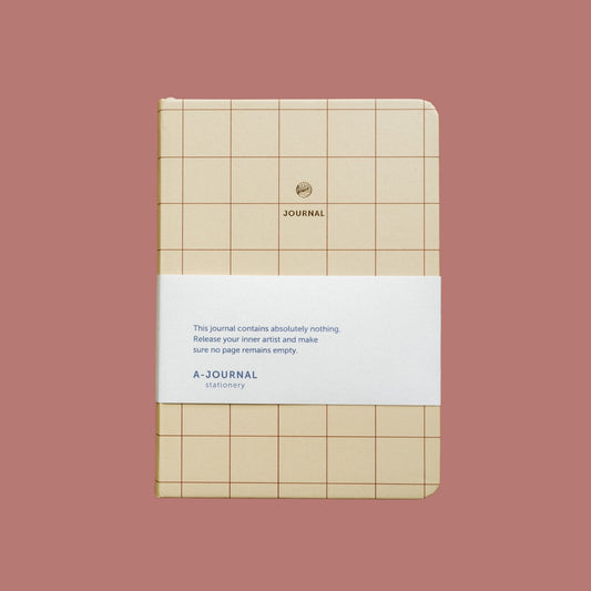 A-Journal A6 Notebook Checkered